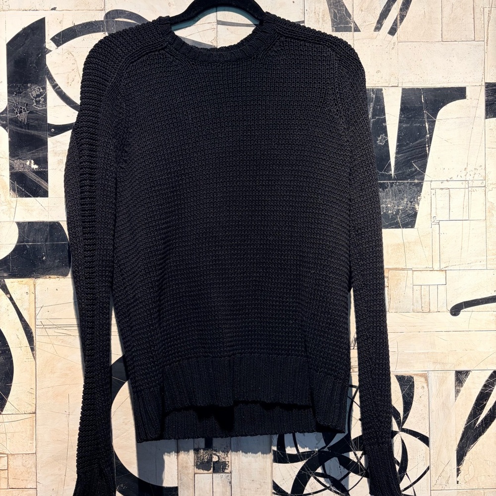 Vintage Armani Exchange Black Crew Neck Sweater